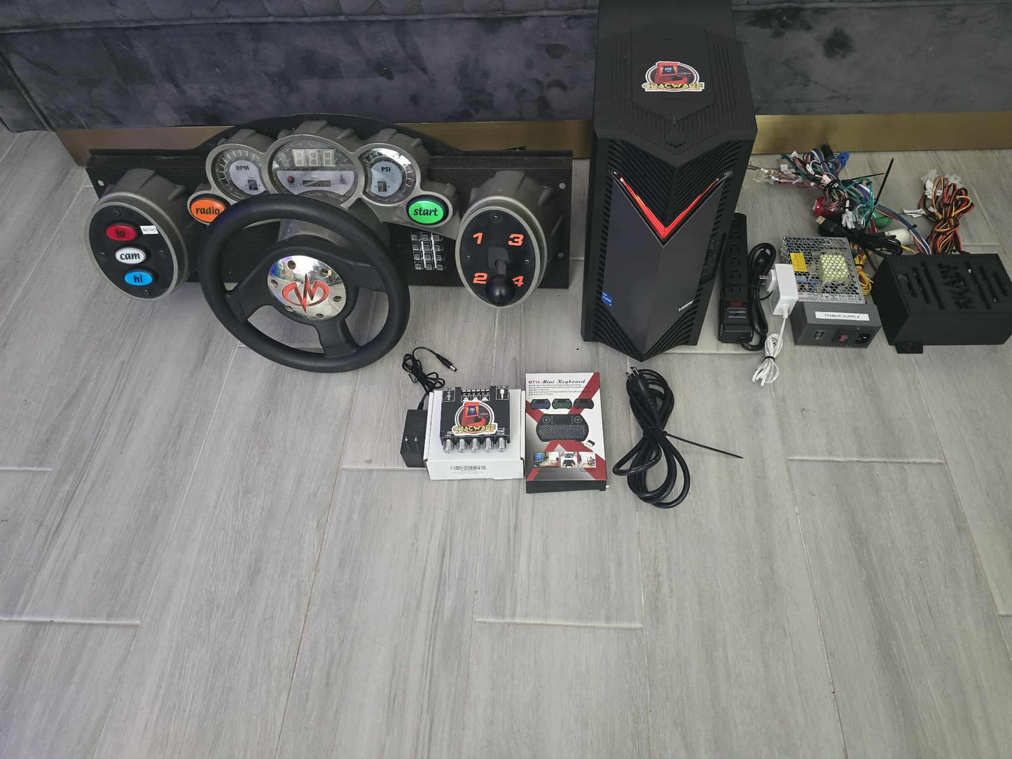 Original Racing Arcade Kit (Original Dashboard or Pedals are not Included it)