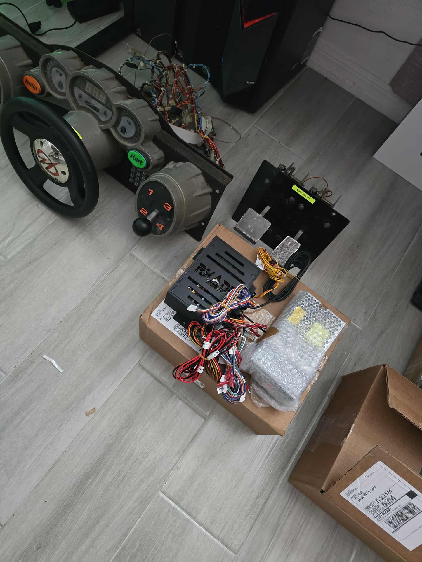 Original Racing Arcade Kit (Original Dashboard or Pedals are not Included it)